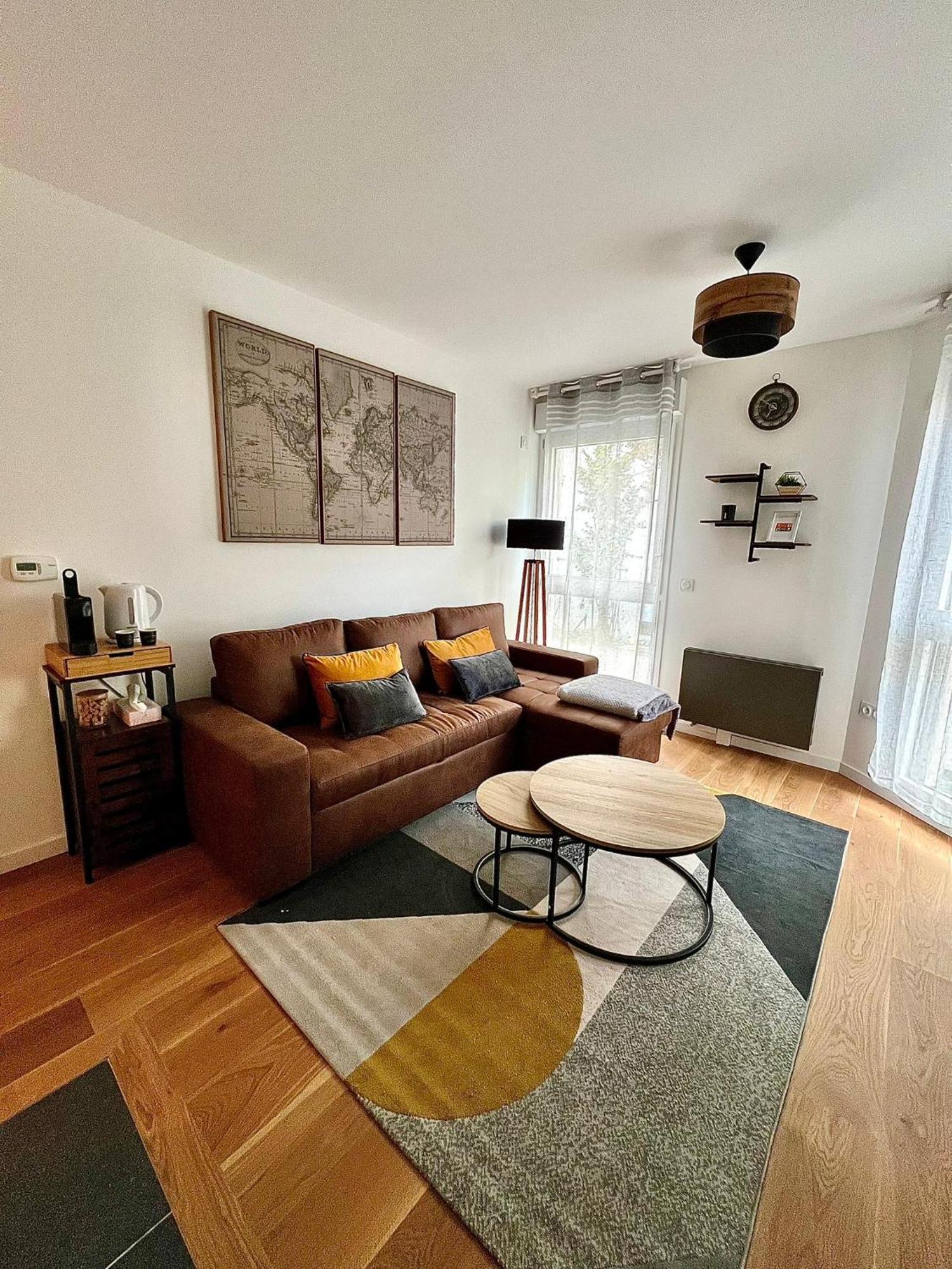 New & Serene 1-Bedroom Apart Near #Ladefenseparis #Parking&Fibre Сюрен Екстериор снимка